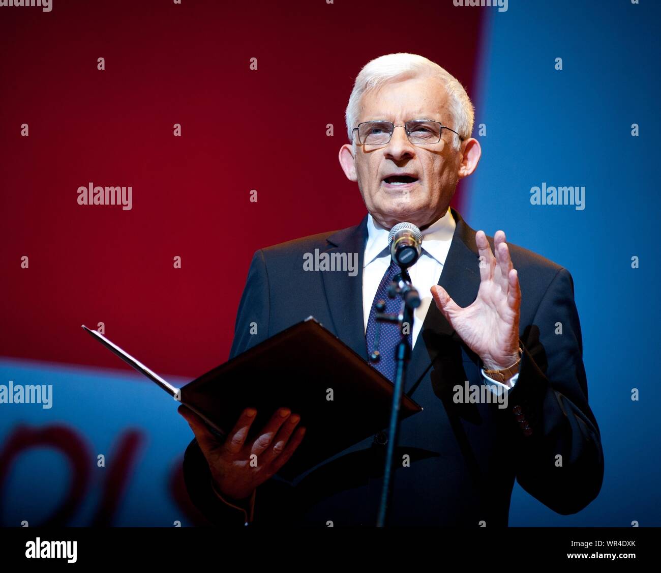 11.06.2012 Warsaw, Poland. `Teraz Polska` Gala. Pictured: Jerzy Buzek Stock Photo